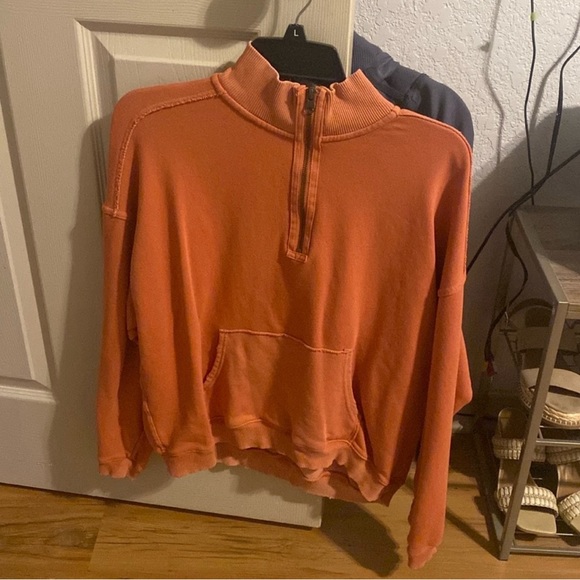 aerie Tops - Orange Aerie pullover